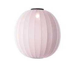 Made By Hand - Loftlampe - Knit-Wit 75 Round Ceiling - Light Pink