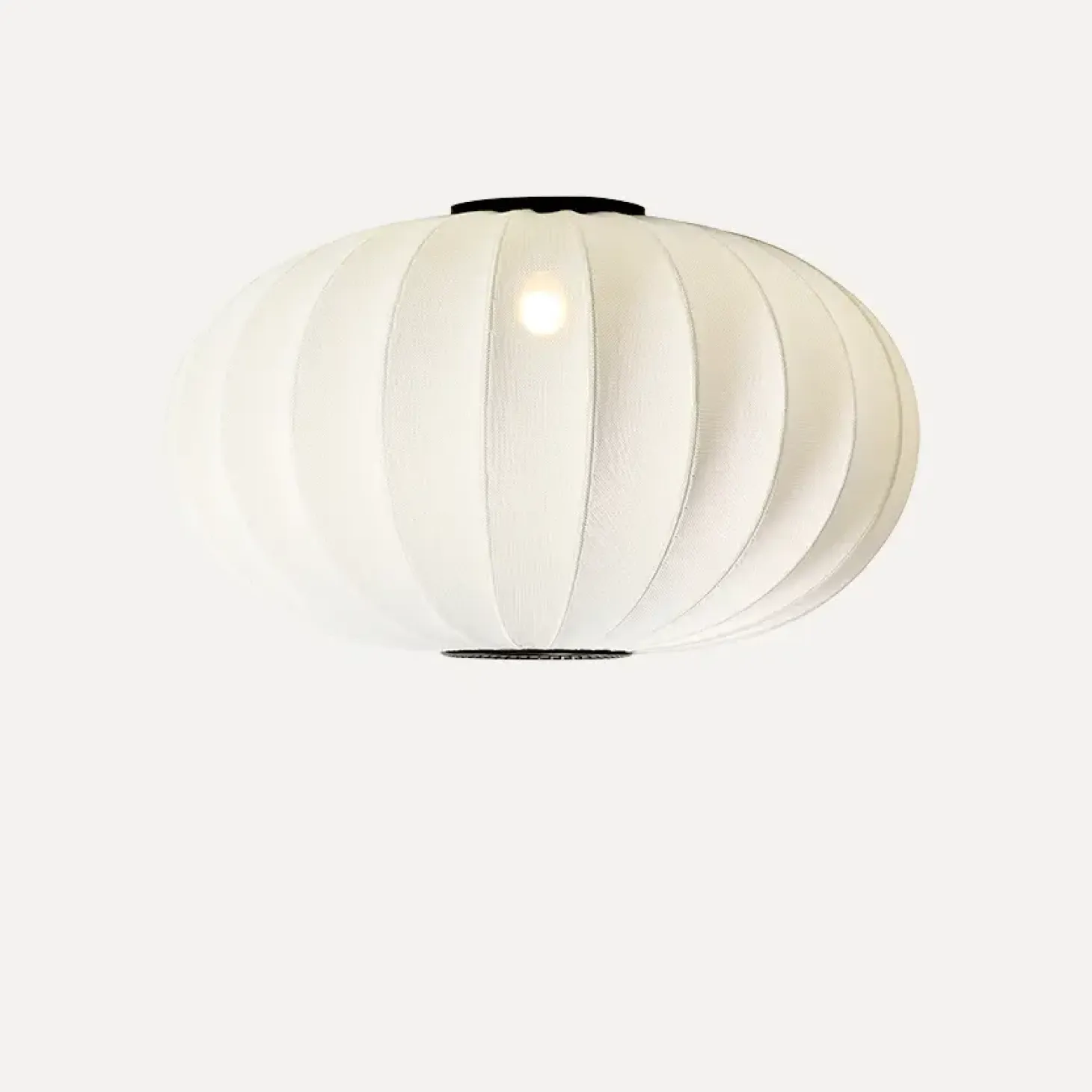 Made By Hand - Loftlampe - Knit-Wit 76 Oval Ceiling/Wall - Pearl White