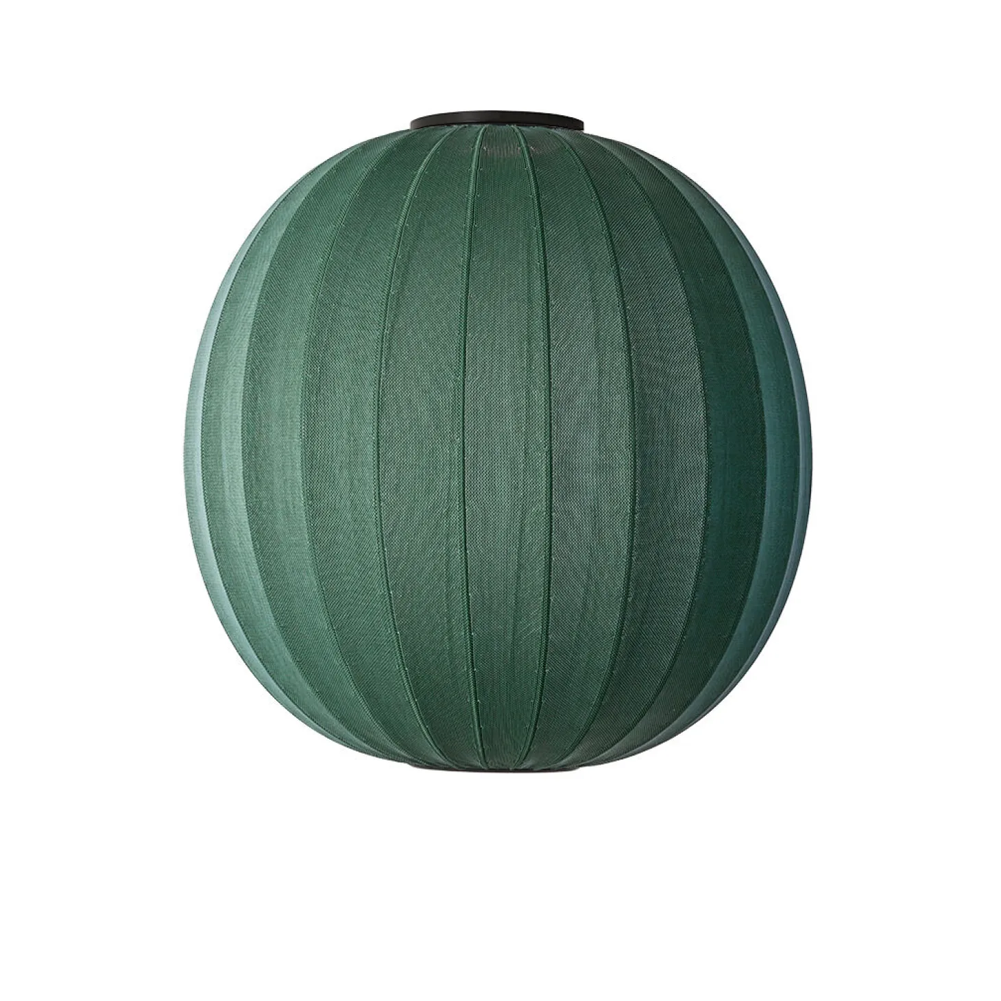 Made By Hand - Loftlampe - Knit-Wit 75 Round Ceiling - Tweed Green