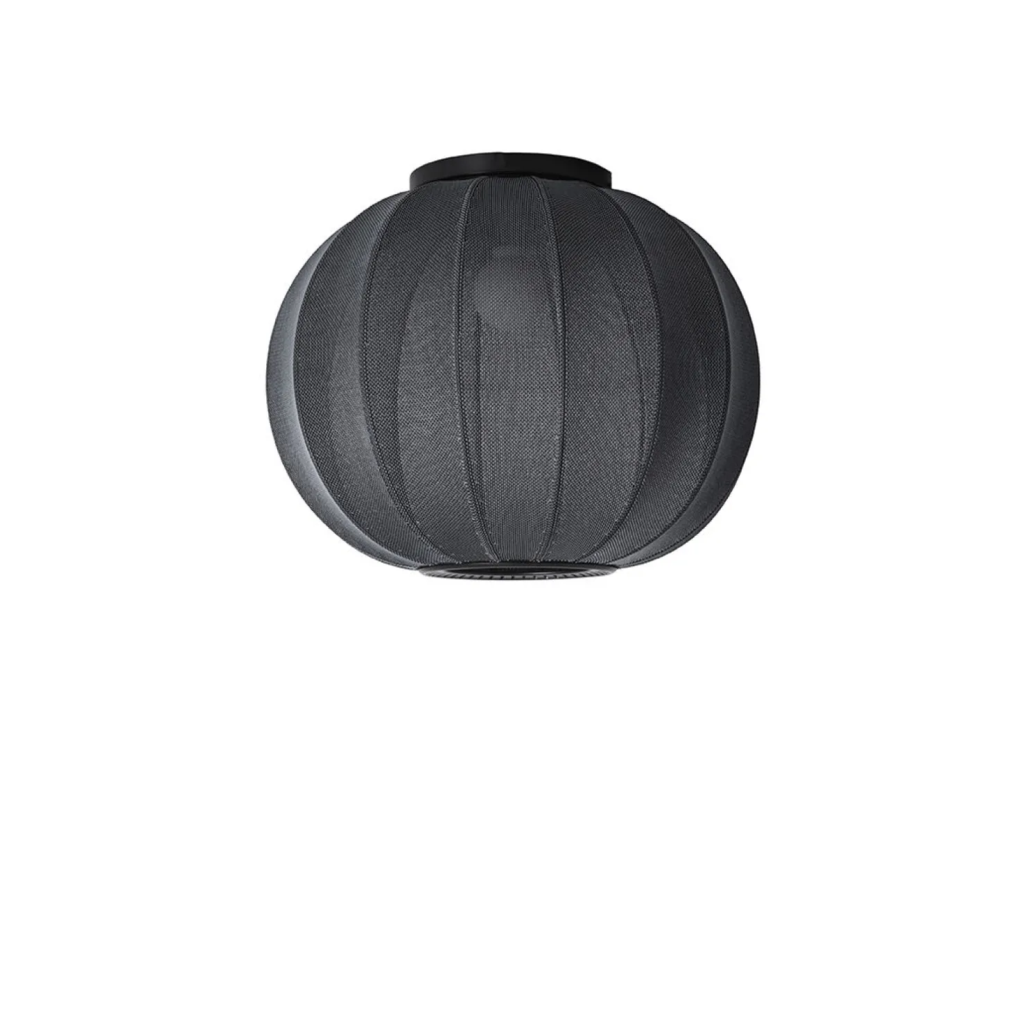Made By Hand - Loftlampe - Knit-Wit 45 Round Ceiling - Black