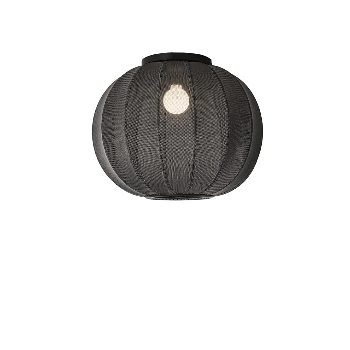 Made By Hand - Loftlampe - Knit-Wit 45 Round Ceiling - Black