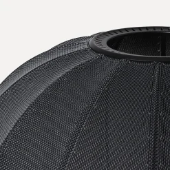 Made By Hand - Loftlampe - Knit-Wit 75 Round Ceiling - Black