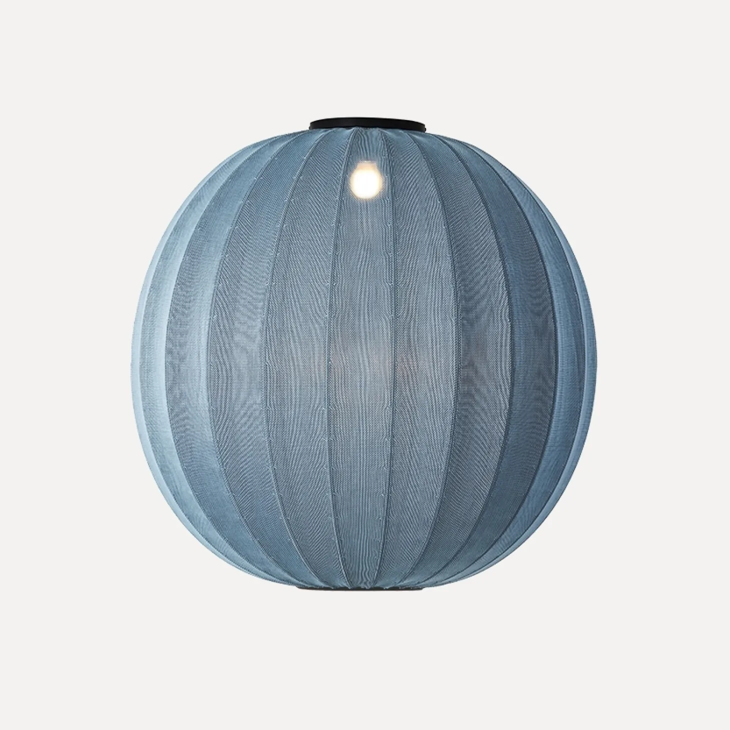 Made By Hand - Loftlampe - Knit-Wit 75 Round Ceiling - Blue Stone