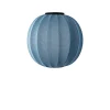 Made By Hand - Loftlampe - Knit-Wit 60 Round Ceiling - Blue Stone
