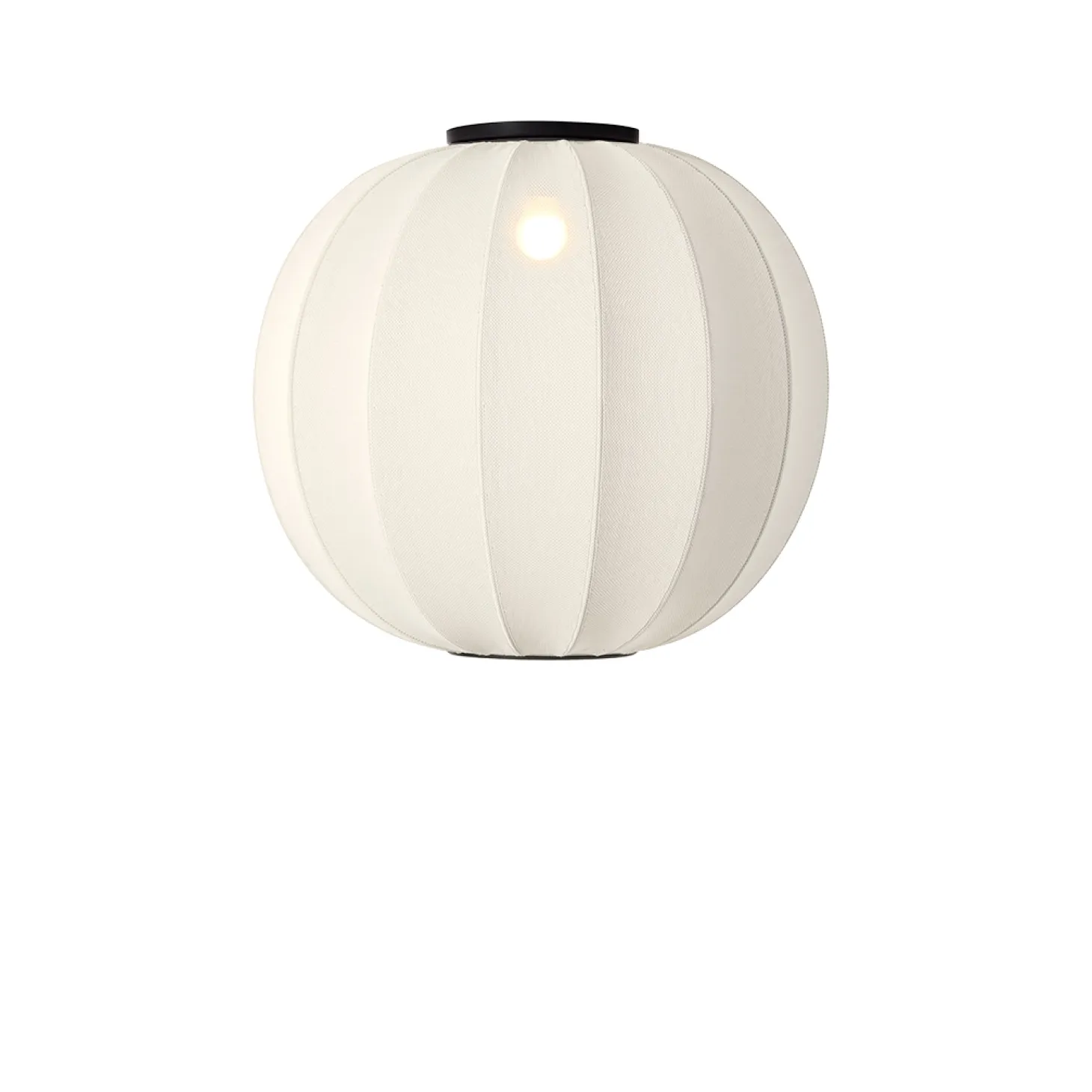 Made By Hand - Loftlampe - Knit-Wit 60 Round Ceiling - Pearl White