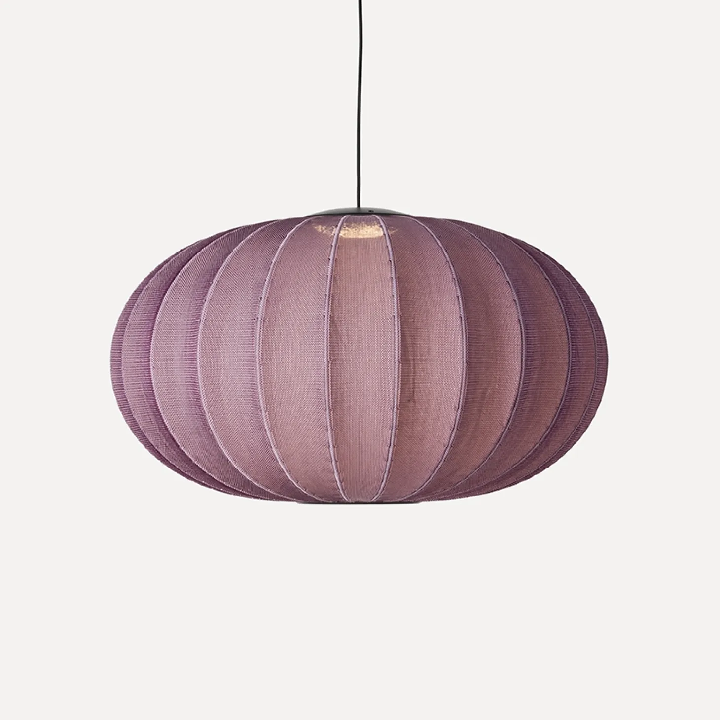 Made By Hand - Pendel - Knit-Wit 76 Oval Pendant LED - Burgundy