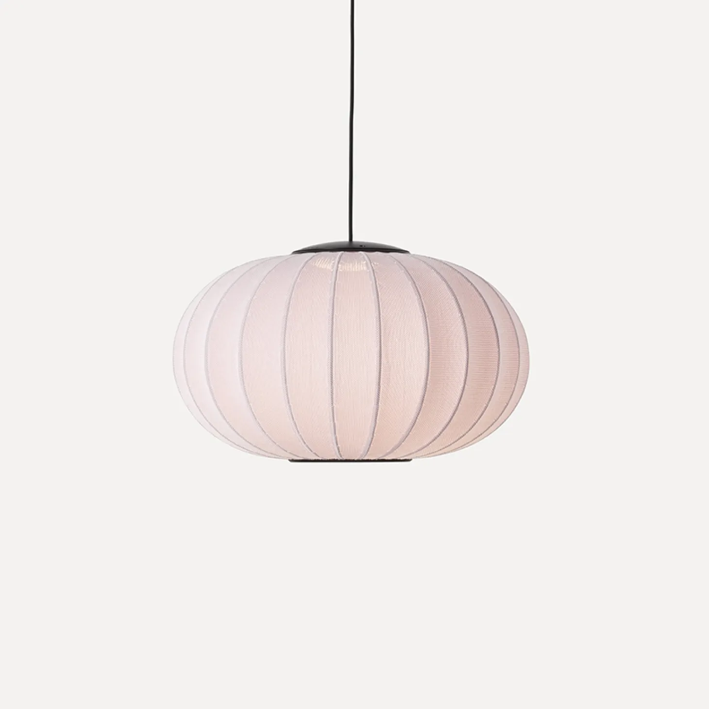 Made By Hand - Pendel - Knit-Wit 57 Oval Pendant LED - Light Pink