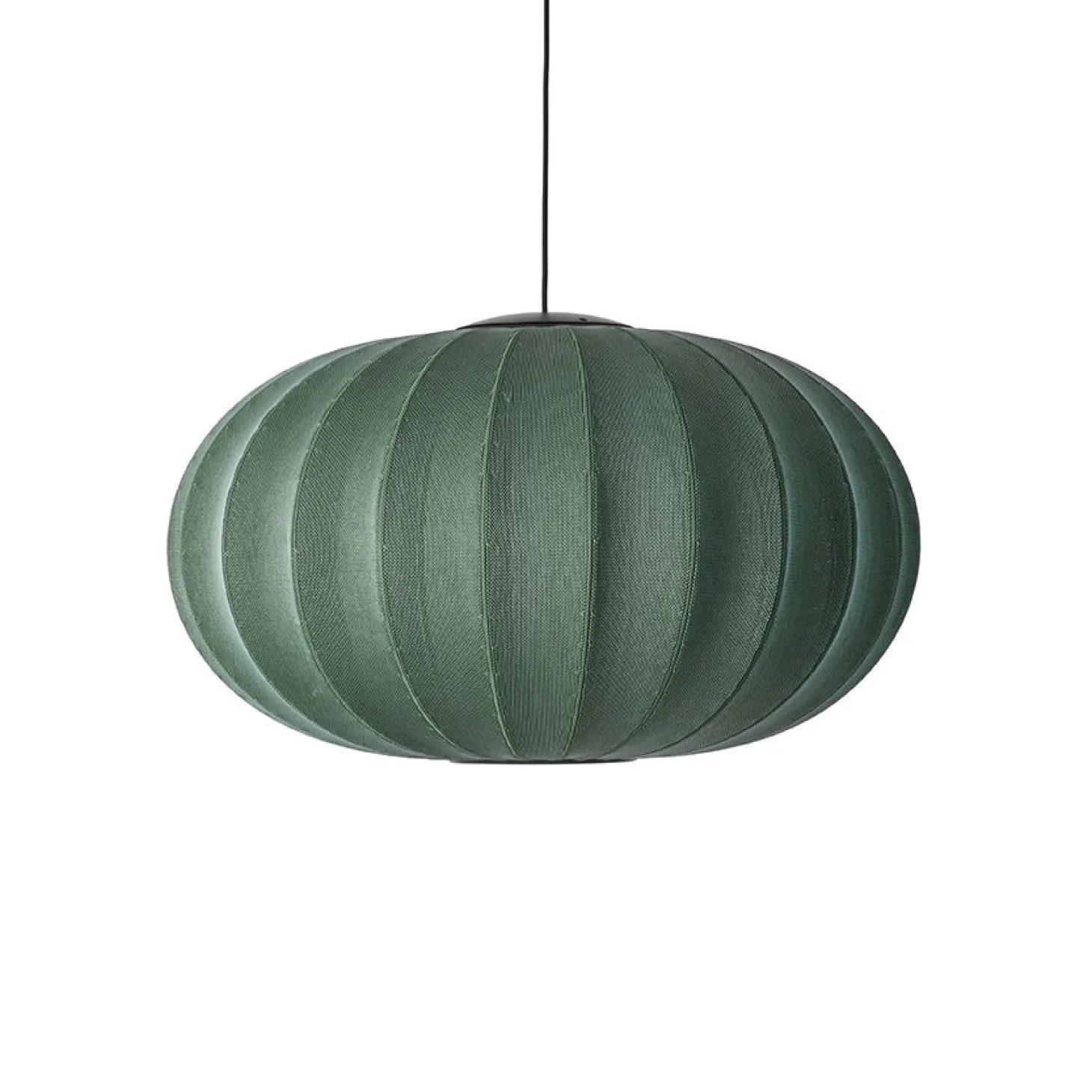 Made By Hand - Pendel - Knit-Wit 76 Oval Pendant LED - Tweed Green