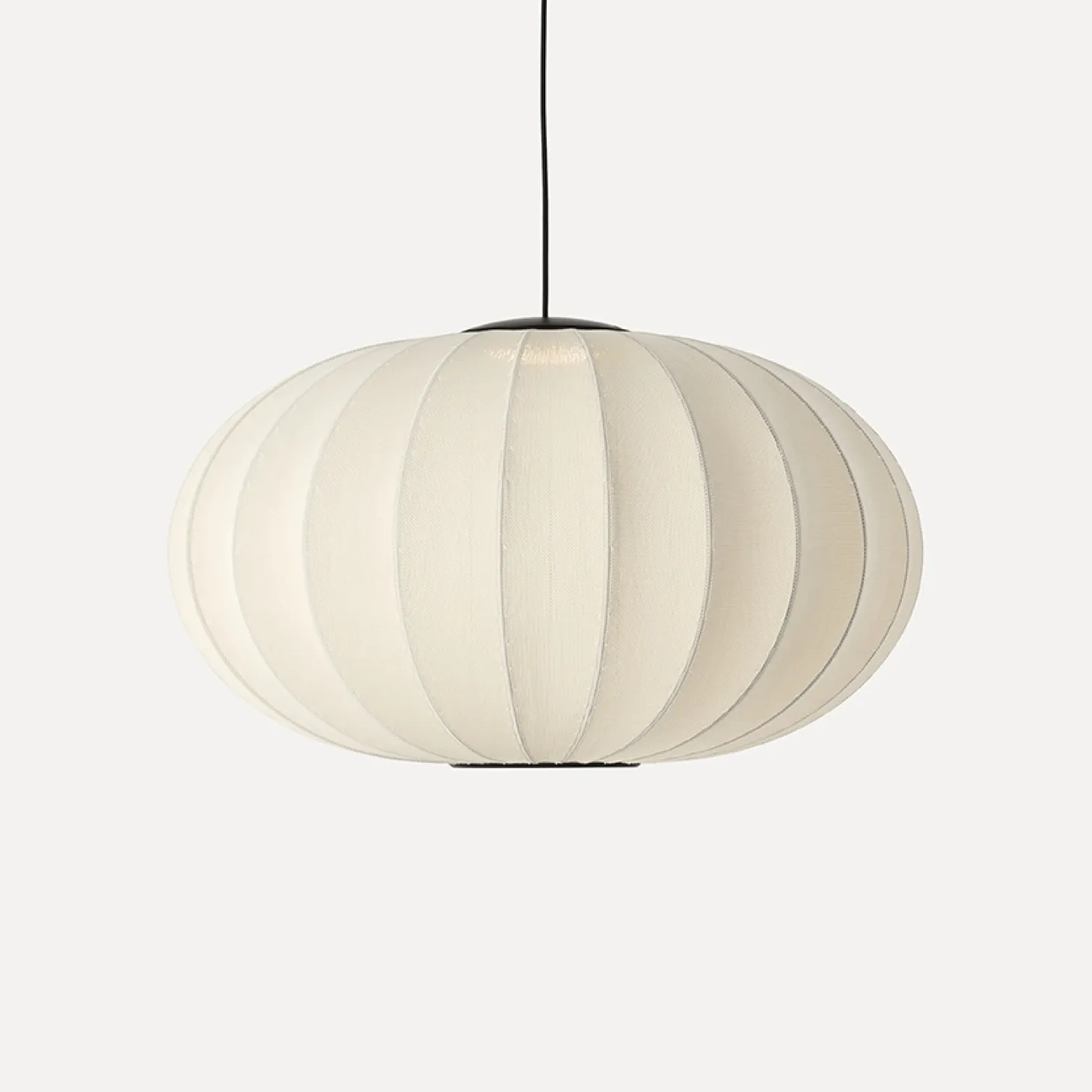 Made By Hand - Pendel - Knit-Wit 76 Oval Pendant LED - Pearl White