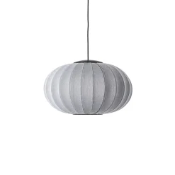 Made By Hand - Pendel - Knit-Wit 57 Oval Pendant LED - Silver