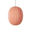Made By Hand - Pendellampe - Knit-Wit 65 High Oval Pendant - Coral