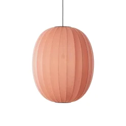 Made By Hand - Pendellampe - Knit-Wit 65 High Oval Pendant - Coral