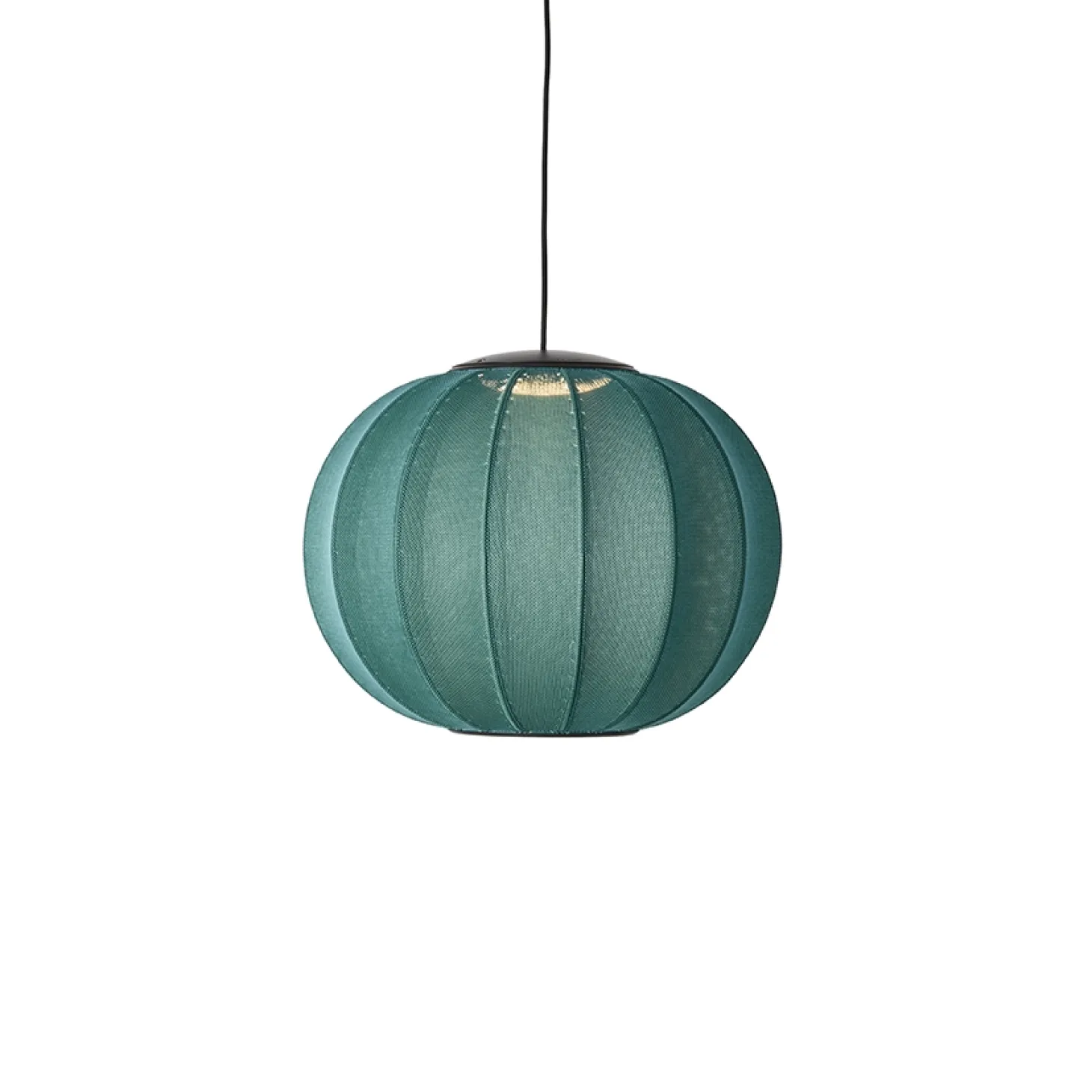 Made By Hand - Pendellampe - Knit-Wit 45 Round Pendant LED - Seagrass