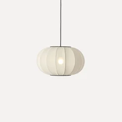 Made By Hand - Pendellampe - Knit-Wit 45 Oval Pendant - Pearl White