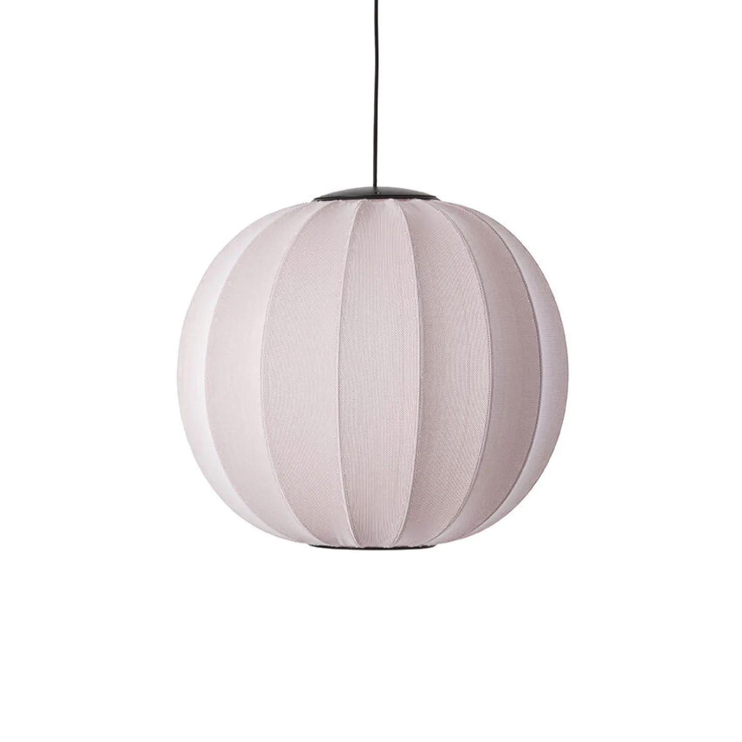 Made By Hand - Pendellampe - Knit-Wit 60 Round Pendant LED - Light Pink