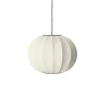 Made By Hand - Pendellampe - Knit-Wit 45 Round Pendant - Pearl White