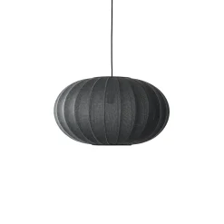 Made By Hand - Pendellampe - Knit-Wit 57 Oval Pendant - Black