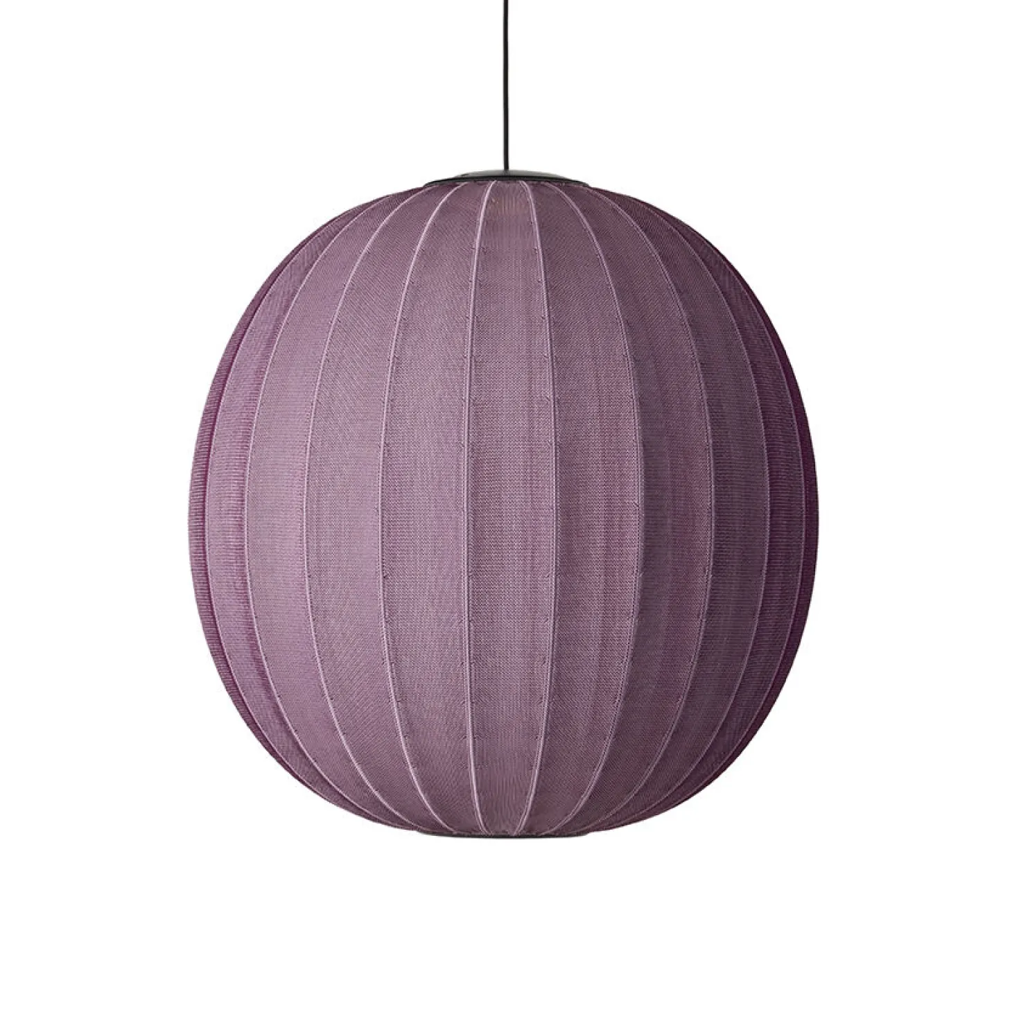 Made By Hand - Pendellampe - Knit-Wit 75 Round Pendant LED - Burgundy