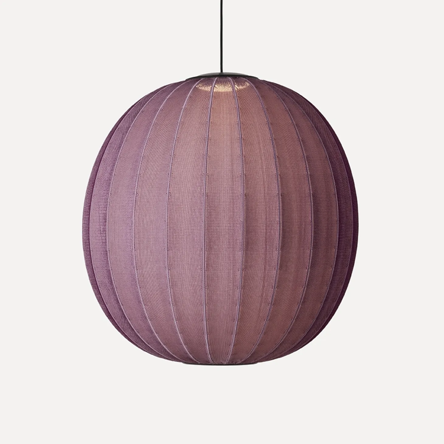 Made By Hand - Pendellampe - Knit-Wit 75 Round Pendant LED - Burgundy