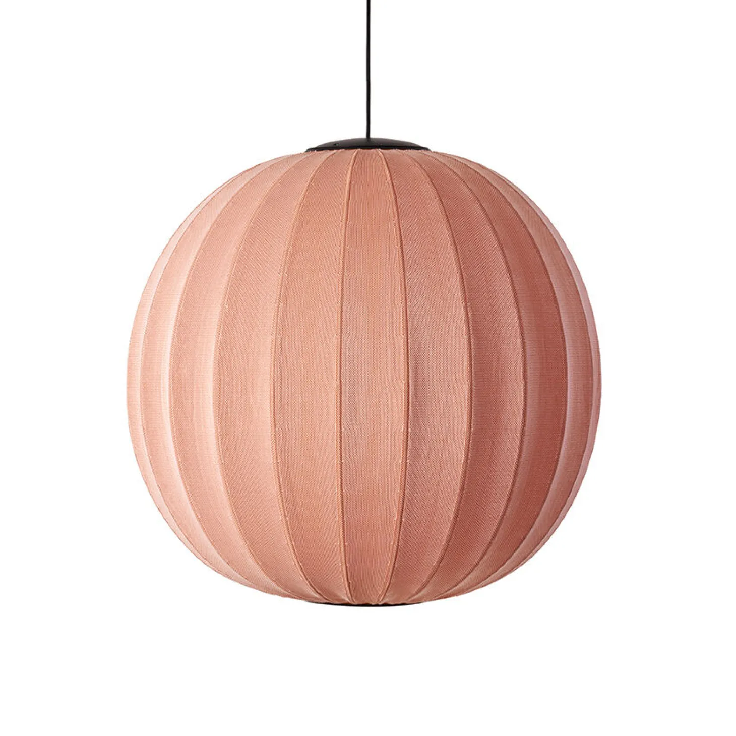 Made By Hand - Pendellampe - Knit-Wit 75 Round Pendant LED - Coral
