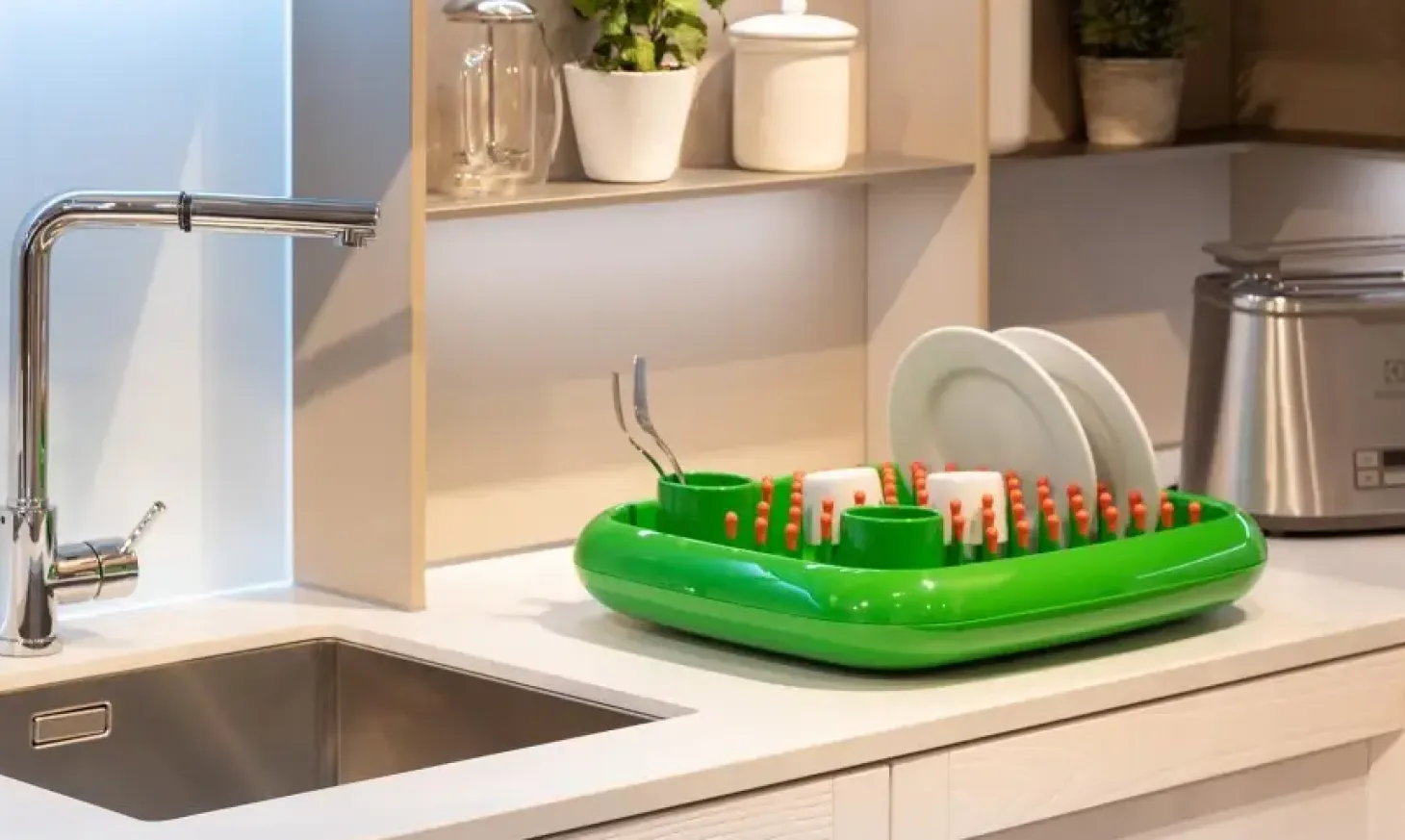 Magis - Opvaskebakke - Dish Doctor - grøn og orange