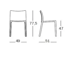 Magis - Stol - Air-Chair - Orange