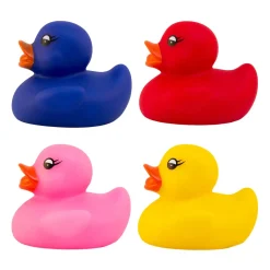 Magni - Badeand, rød, gul, blå og pink, assorteret farve, pris er for 1 stk.