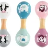Magni - Dobbelt maracas med elefant, blå