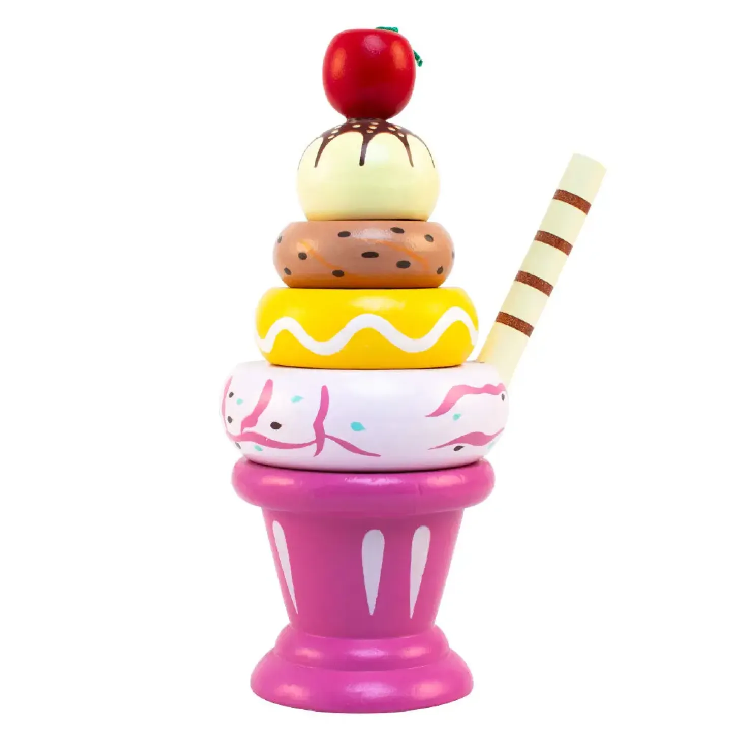 Magni - Isdessert med stabelfunktion, assorteret farve, pris er for 1 stk.