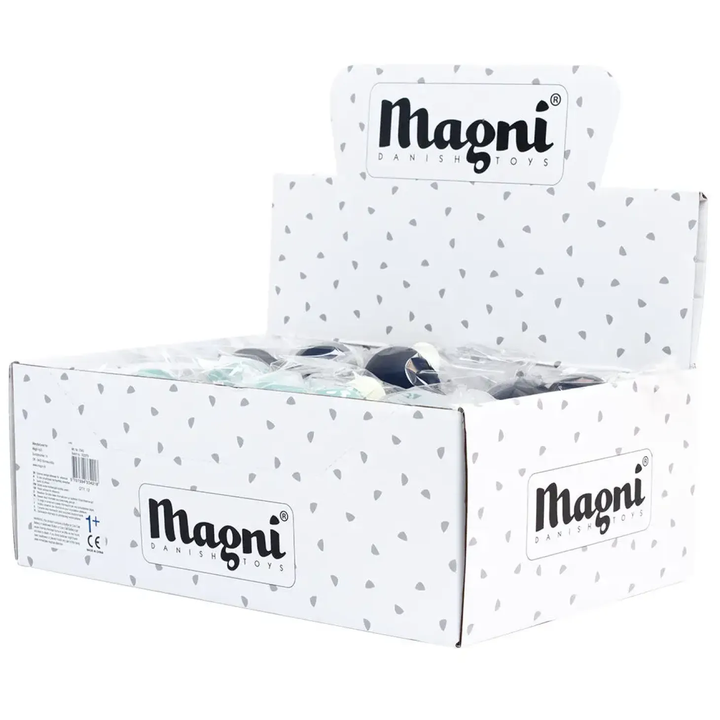 Magni - Silikone badeænder, rød, gul, grøn og blå