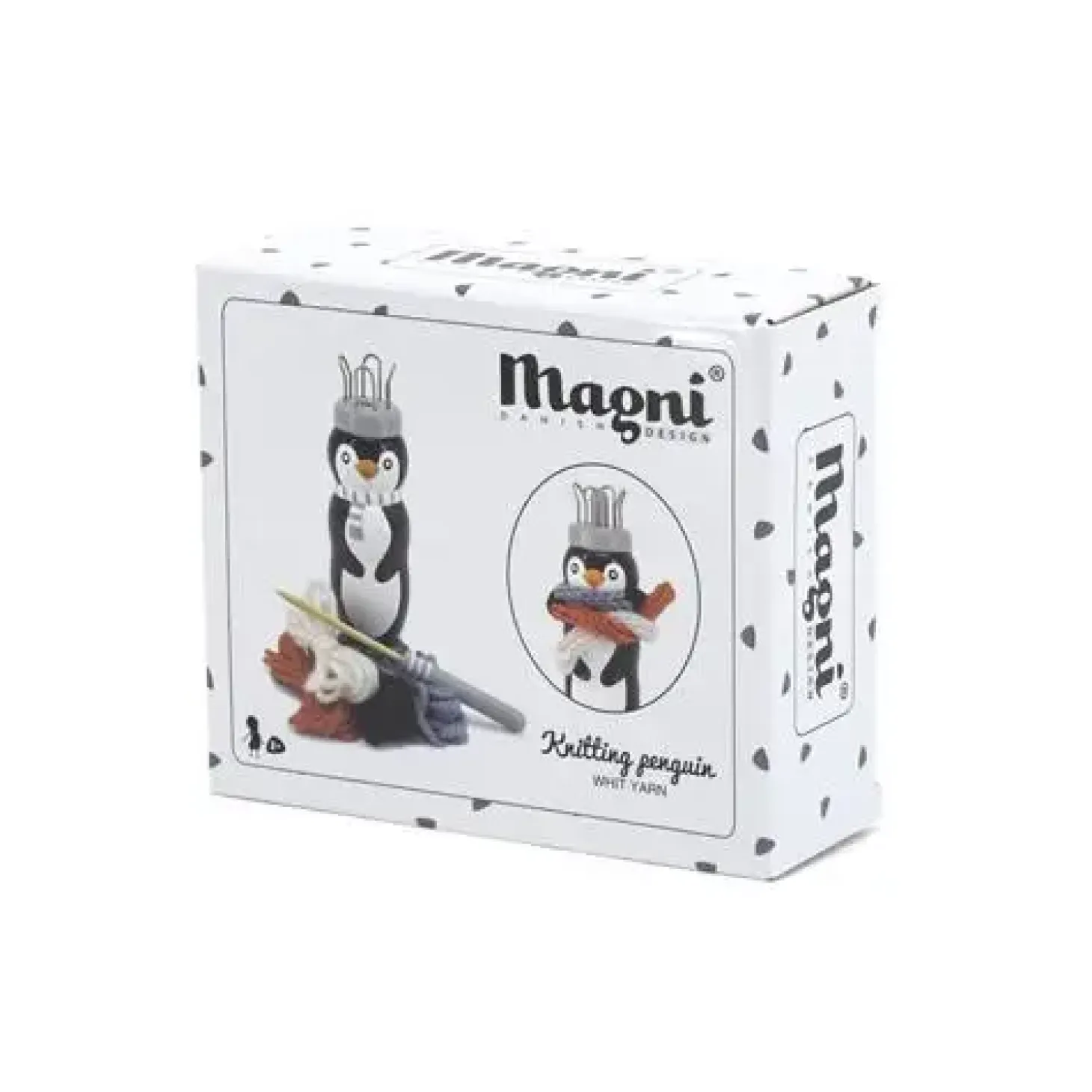 Magni - Strikke pingvin / Magni - Knitting penguin