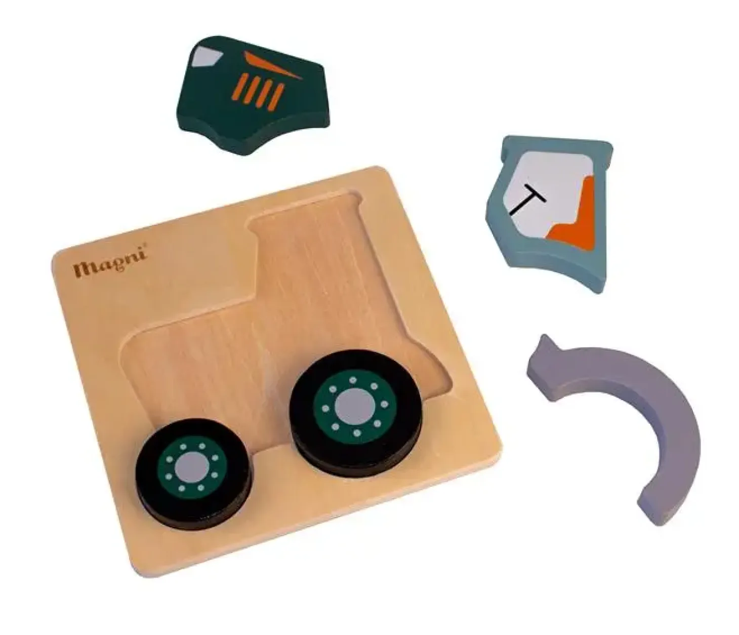 Magni - Traktor puslespil, FSC 100%