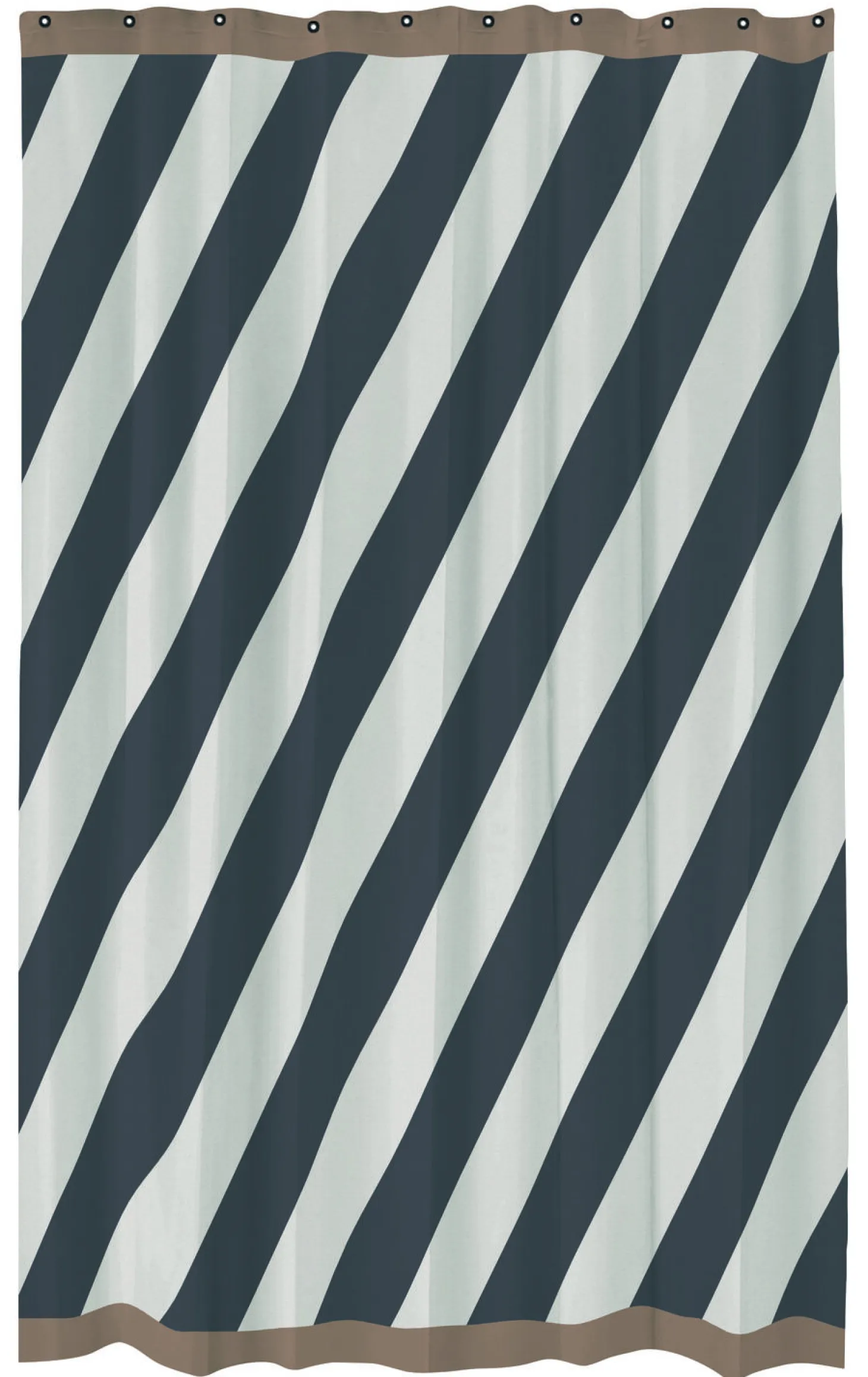 Mette Ditmer - DIAGONAL-badeforhæng - Dark grey