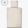 Mette Ditmer - ALIGN-sengesæt - Pine green/Sand - W140 x L200 cm