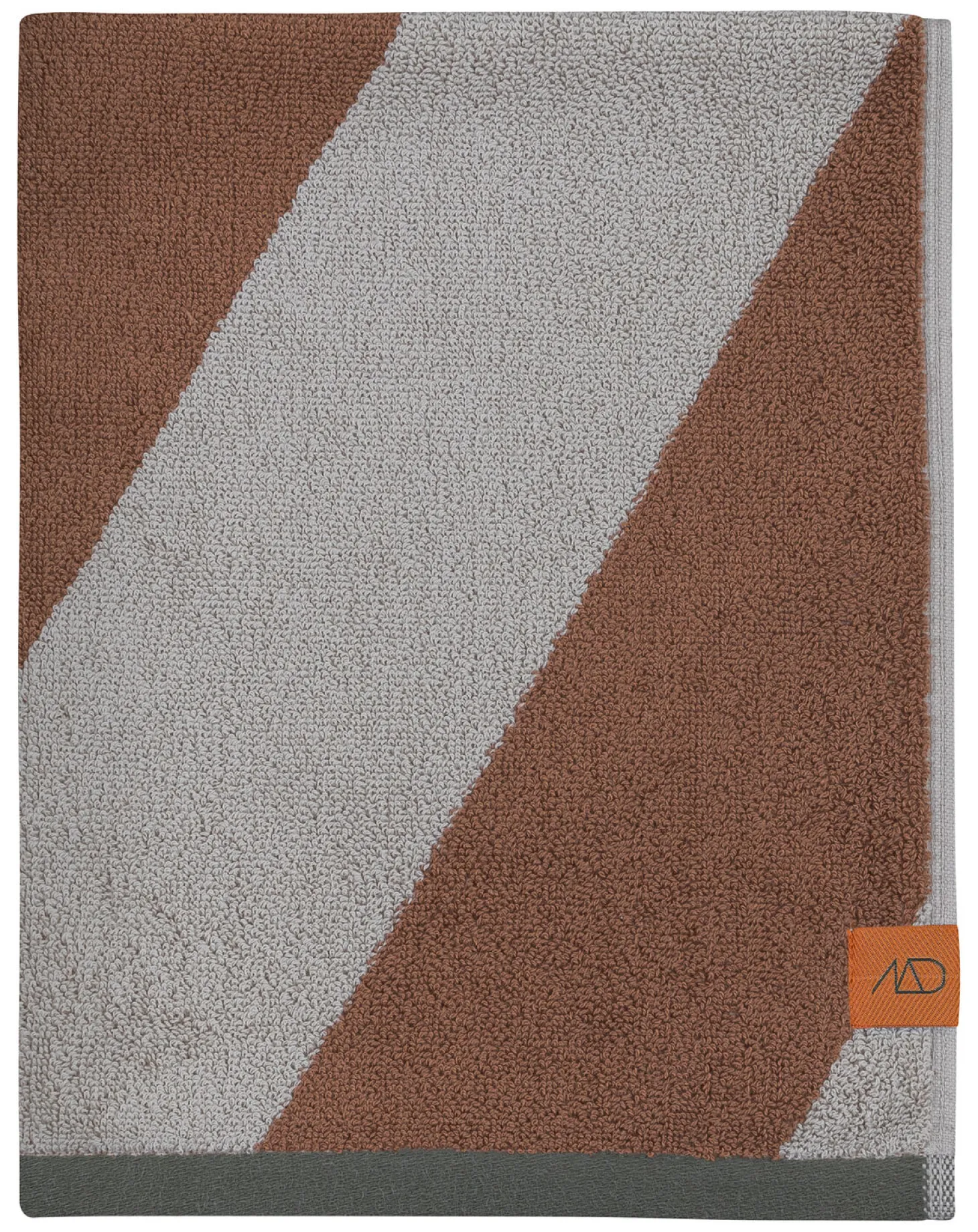 Mette Ditmer - DIAGONAL bath towel - Brick