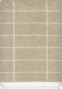 Mette Ditmer - FLINESTEN badehåndklæde, Sand / Off-white
