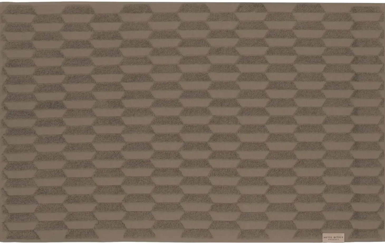 Mette Ditmer - GEO-bademåtte - Nougat - W50 x L80 cm