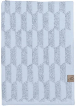 Mette Ditmer - GEO-håndklæde - Light Blue - W70 x L133 cm