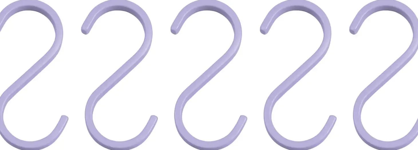 Mette Ditmer - HANG-IT S-hook, 5-pack - Lilac