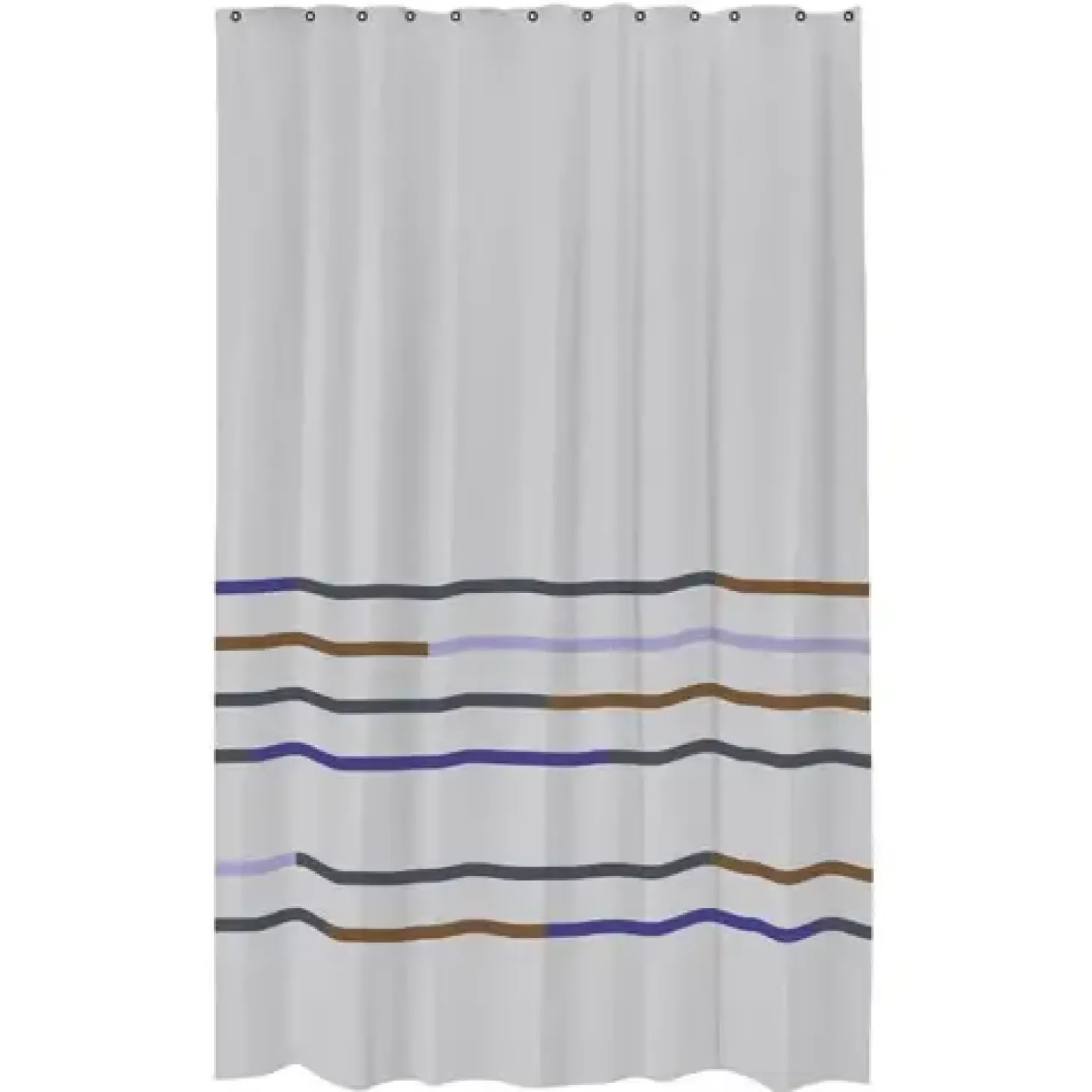 Mette Ditmer - MIKADO badeforhæng - Lysegrå - 150 x H 200 cm