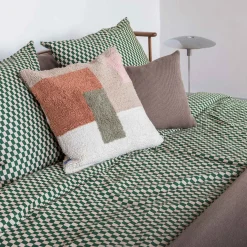 Mette Ditmer - MINI-sengesæt - Pine green/Tan - W200 x L220 cm