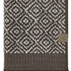 Mette Ditmer - MOROCCO-håndklæde - Chocolate/Off-white - W35 x L55 cm