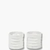 Mette Ditmer - RIBBON fyrfadsstage - Off-white - 2-pak