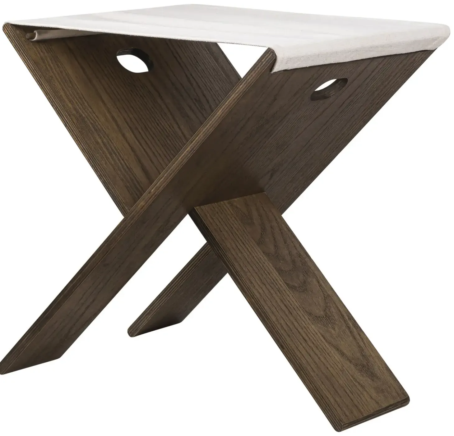 Mette Ditmer - ROOTS folding stool - Dark oiled