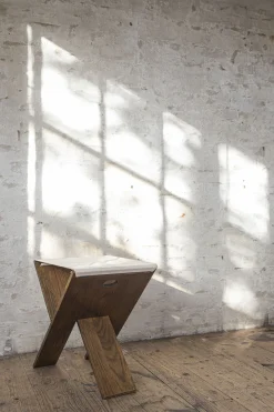 Mette Ditmer - ROOTS folding stool - Dark oiled