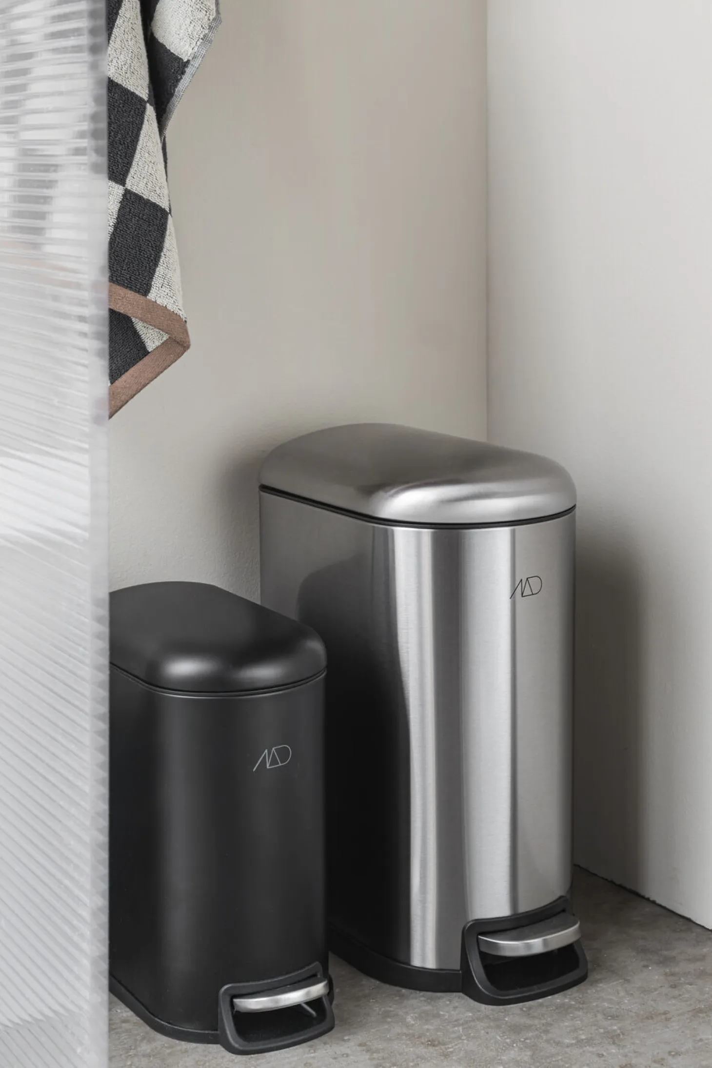 Mette Ditmer - WALTHER pedal bin - Steel