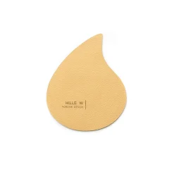 MiLLE W NORDISK DESIGN - Drop Glasbrik - Beige - 12x10 cm