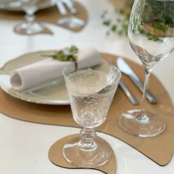 MiLLE W NORDISK DESIGN - Drop Glasbrik - Beige - 12x10 cm