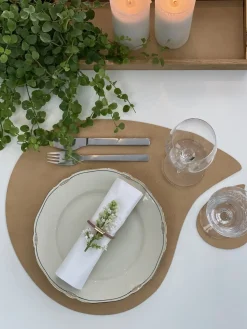 MiLLE W NORDISK DESIGN - Drop Glasbrik - Beige - 12x10 cm