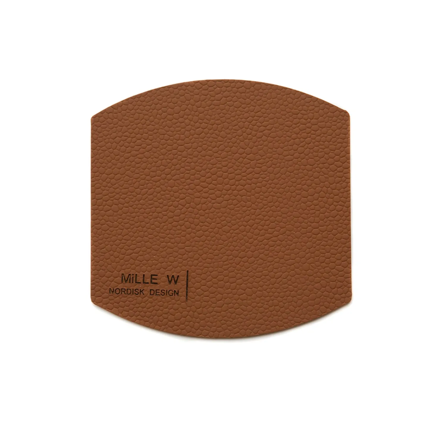 MiLLE W NORDISK DESIGN - Ellips Glasbrik - Cognac - 10x10 cm